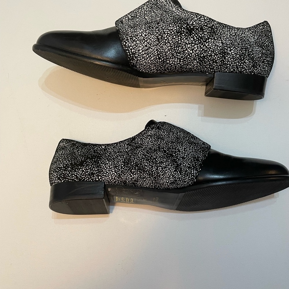 Cosmoparis Black and Gray Women's Loafers Shoes Size 38 SB-B - Picture 7 of 9